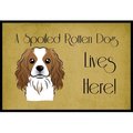 Carolines Treasures Carolines Treasures BB1472JMAT Cavalier Spaniel Spoiled Dog Lives Here Indoor & Outdoor Mat; 24 x 36 in. BB1472JMAT